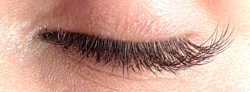 Wimpern nach 28 Tagen Anwendung